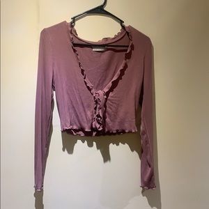 Urban Outfitters Tie front top